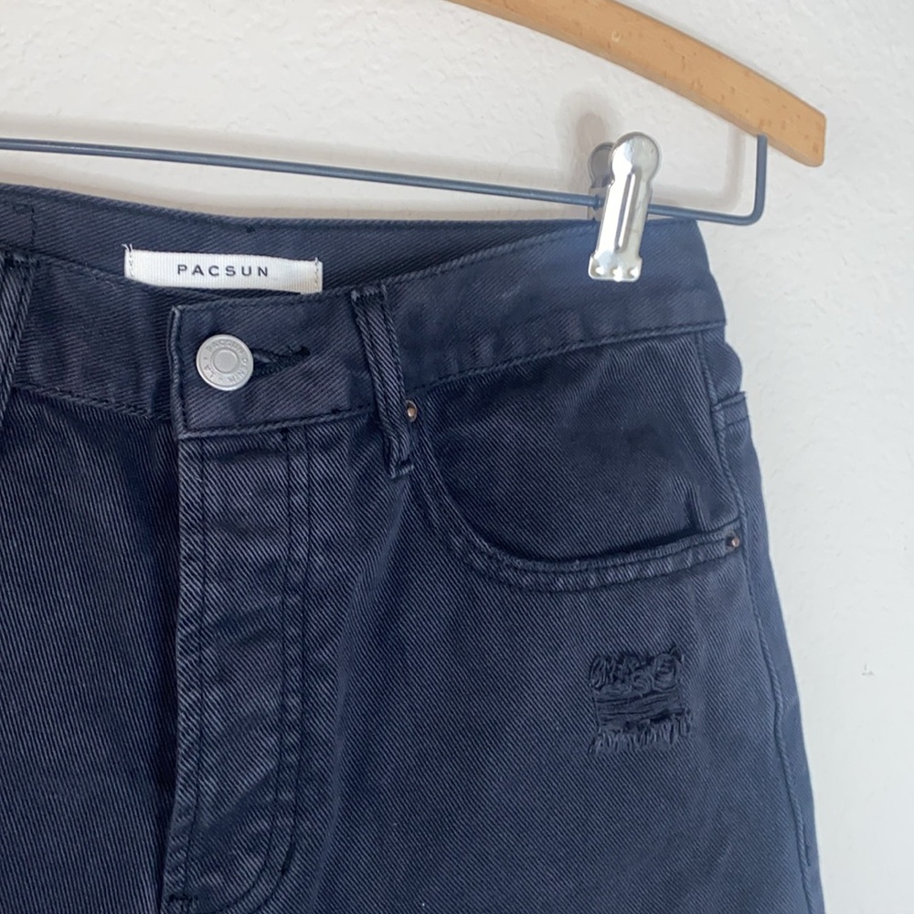 š²Black high rise PacSun Denim Jean shorts! - Picture 1 of 9